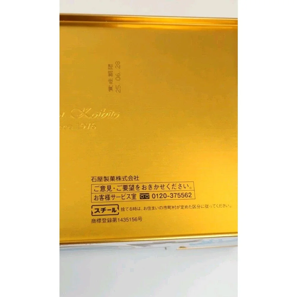 Shiroi Koibito Sakura Japan Cookie Tin Empty Souvenir Box No Cookies